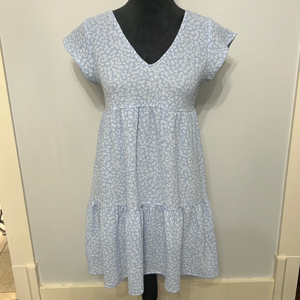 Light blue love, Fire mini dress